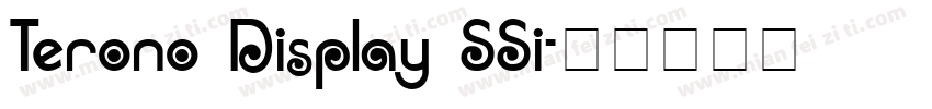 Terono Display SSi字体转换